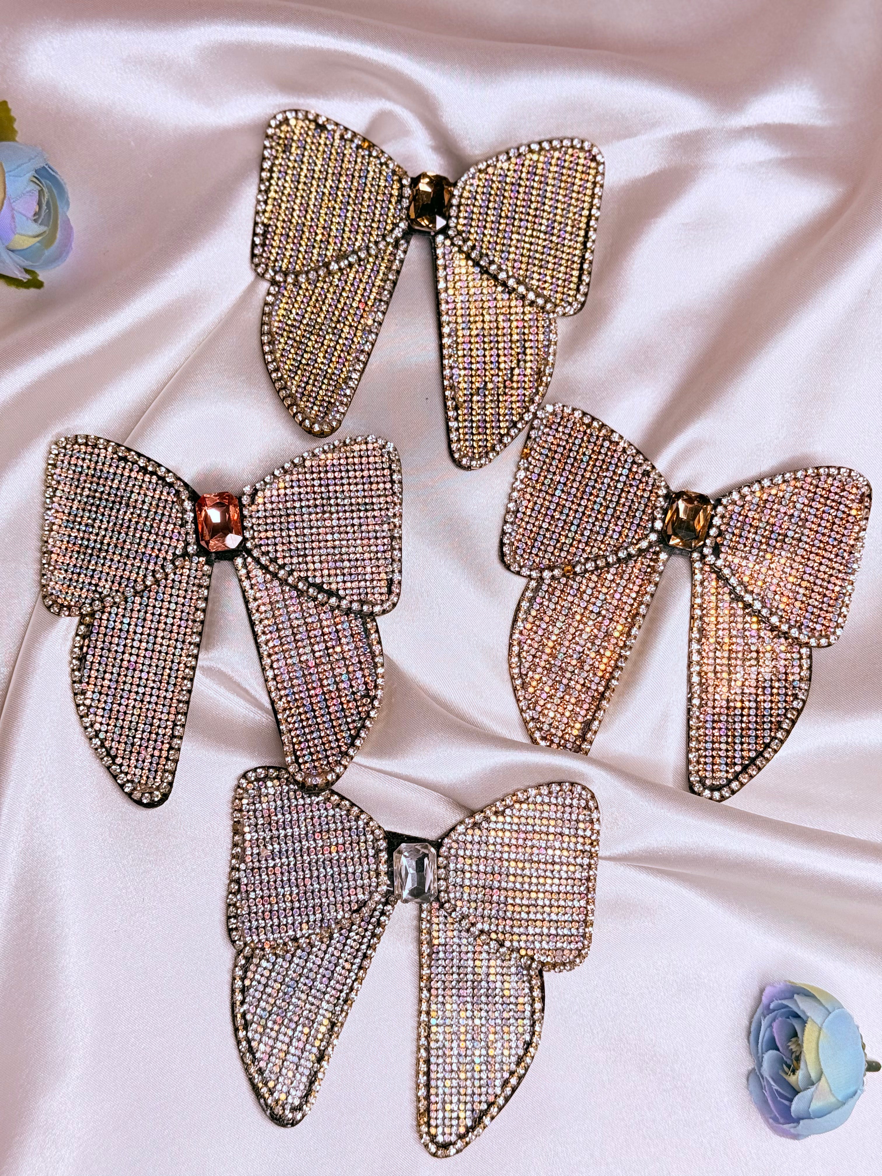 DIAMOND DRIP HAIR BOW
